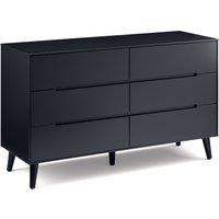 Cecil 6 Drawer Wide Chest, Anthracite