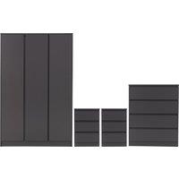 Walker Triple Wardrobe Bedroom Furniture Set