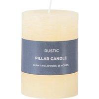 Rustic Pillar Candle