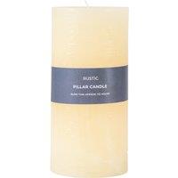 Rustic Pillar Candle