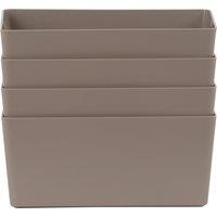 Wham Studio Set of 4 Plastic Storage Basket 4.02