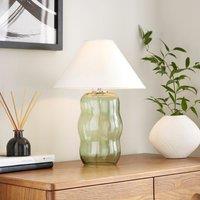 Phoebe Abstract Glass Table Lamp