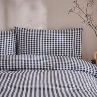 Portloe Gingham Woven Cotton Standard Pillowcase Pair