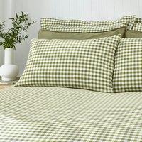 Portloe Gingham Woven 100% Cotton Standard Pillowcase Pair