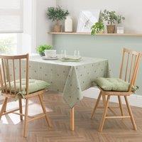 Sage Bee Wipe Clean Tablecloth