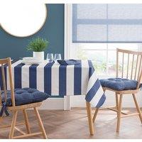 Coastal Stripe PEVA Tablecloth