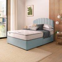 Silentnight Divan Bed With Fabric Merlin Headboard and 800 Pocket Sprung Mattress