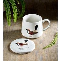 Birds Sparrow Mug & Coaster Set