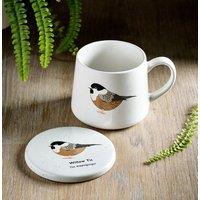 Birds Willow Tit Mug & Coaster Set