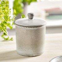 Small Steeple Embossed Canister