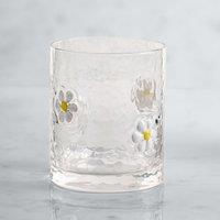 White Daisy Pressed Tumbler