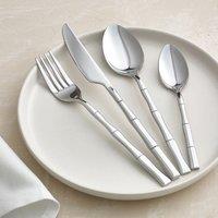 Silver Bamboo 16 Piece Cutlery Set