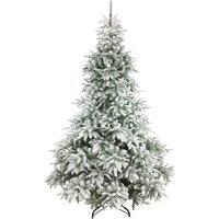 6.5ft Frosted Andorra Fir Christmas Tree