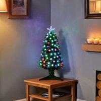 2ft Pre-Lit 61 LED Christmas Tree with Star on Top