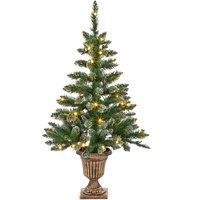 3ft Pre-Lit 50 LED Snow Tipped Table Top Christmas Tree