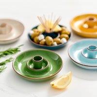 Dexam Sintra Glazed Terracotta Olive Dish