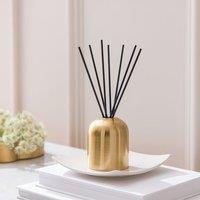 Brushed Gold Floral Honey Diffuser