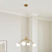 Marble Art Deco 4 Light Ceiling Light