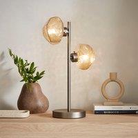 Lava Industrial 2 Light Table Lamp