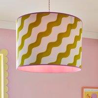 Sophie Robinson Made to Order Hazy Wave Chartreuse Lamp Shade