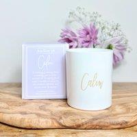 Atelier 38 Calm Engraved Candle