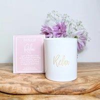 Atelier 38 Relax Engraved Candle