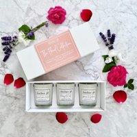 Atelier 38 Set of 3 Floral Votive Candles Gift Set