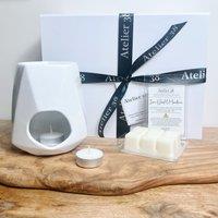 Atelier 38 Geo Burner and Citrus Wax Melt Gift Set