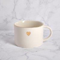 Minimal Luxe Heart Mug