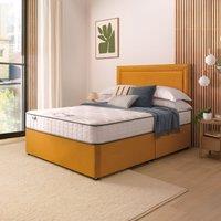 Silentnight Divan Bed With Malvern Velvet Headboard