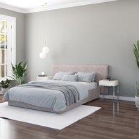 Hanging Wall Panel Dual Mount Plush Velvet Headboard