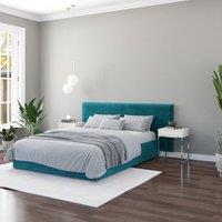 Hanging Wall Panel Dual Mount Plush Velvet Headboard