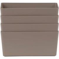 Wham Studio Set of 4 Plastic Storage Basket 1.01