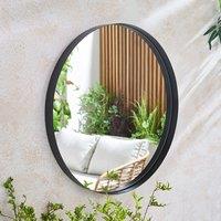 New York Round Indoor Outdoor Wall Mirror