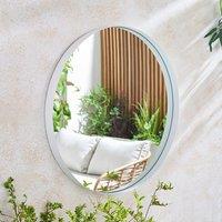 New York Round Indoor Outdoor Wall Mirror