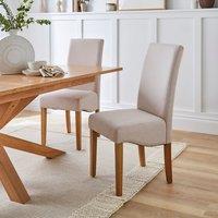 Ethan Set of 2 Dining Chairs, Fabric