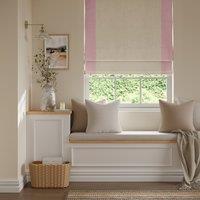 Luna Bordered Blackout Roman Blind