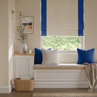 Luna Bordered Blackout Roman Blind