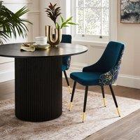 Ariana Set of 2 Dining Chairs, Havisham Print Velvet