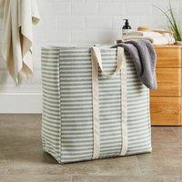 Striped Lights and Darks Laundry Bag