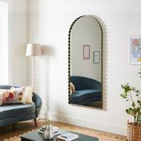 Scalloped Arched Indoor Outdoor Full Length Wall Mirror