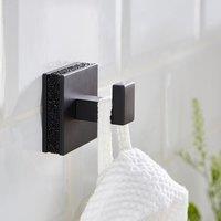 Sparkle Black Square Towel Hook