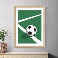 East End Prints Football Print by Rocket Jack