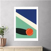 East End Prints Arizona Tennis Club II Print by Rosi Feist