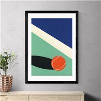 East End Prints Arizona Tennis Club II Print by Rosi Feist