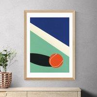 East End Prints Arizona Tennis Club II Print by Rosi Feist