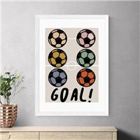 East End Prints Goal! Print by Wonder and Rah