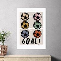 East End Prints Goal! Print by Wonder and Rah