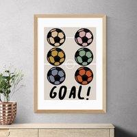 East End Prints Goal! Print by Wonder and Rah