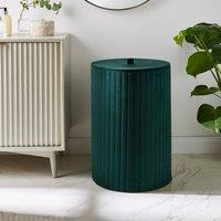 Modern Luxe Ribbed Velvet Laundry Basket